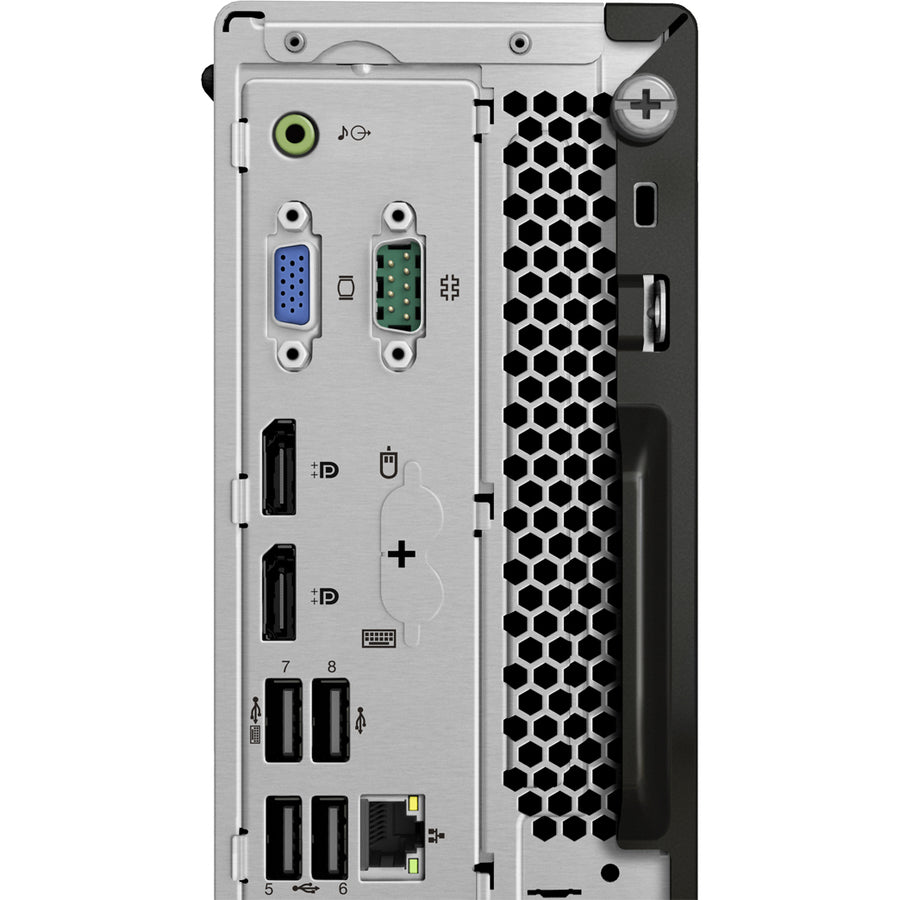 Ordinateur de bureau Lenovo ThinkCentre M720s 10ST008NUS - Intel Core i5 9e génération i5-9400 2,90 GHz - 8 Go de RAM DDR4 SDRAM - SSD 256 Go - Petit format - Noir 10ST008NUS