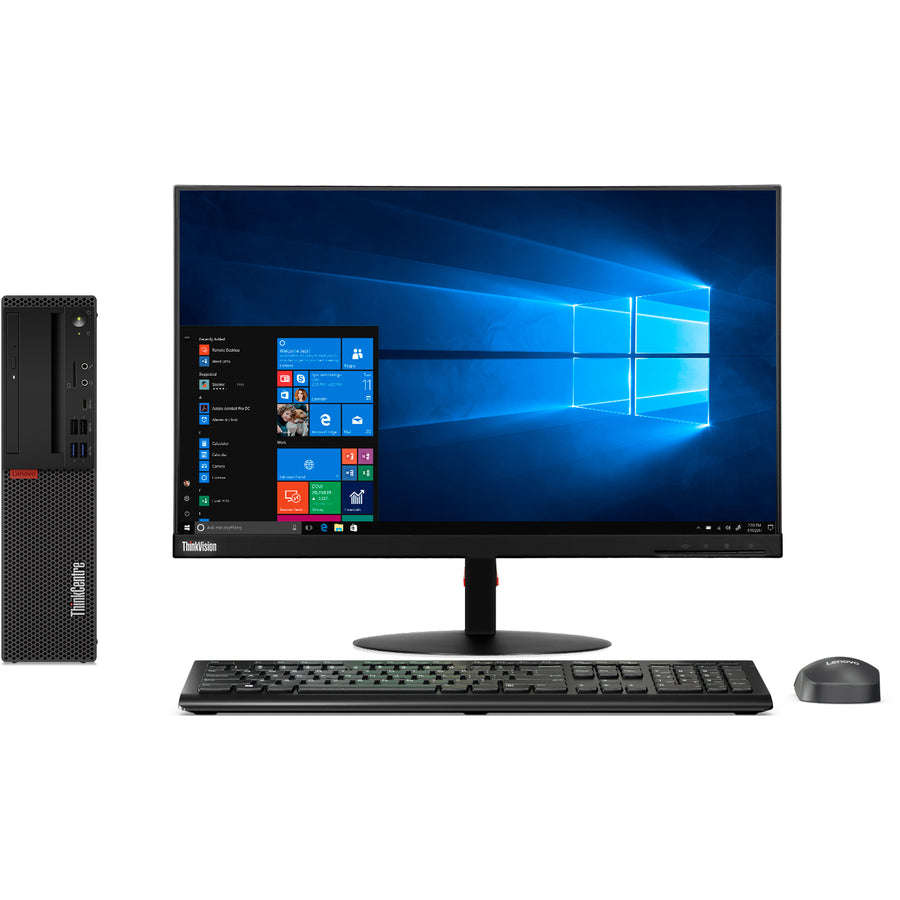 Ordinateur de bureau Lenovo ThinkCentre M720s 10ST008NUS - Intel Core i5 9e génération i5-9400 2,90 GHz - 8 Go de RAM DDR4 SDRAM - SSD 256 Go - Petit format - Noir 10ST008NUS