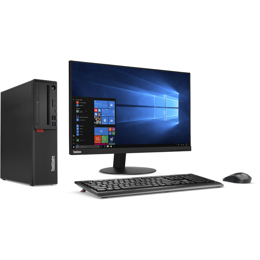 Ordinateur de bureau Lenovo ThinkCentre M720s 10ST008NUS - Intel Core i5 9e génération i5-9400 2,90 GHz - 8 Go de RAM DDR4 SDRAM - SSD 256 Go - Petit format - Noir 10ST008NUS