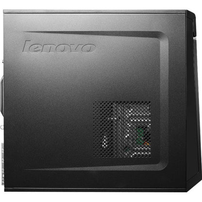 Ordinateur de bureau Lenovo H50-50 90B700E4US - Intel Core i7 i7-4790 3,60 GHz - 8 Go RAM DDR3 SDRAM - 1 To HDD - 120 Go SSD - Tour - Noir, Gris 90B700E4US