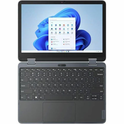 Lenovo 300w Yoga Gen 4 82VM000FUS Ordinateur portable convertible 2 en 1 à écran tactile 11,6" - HD - 1366 x 768 - Intel N100 Quad-core (4 cœurs) 800 MHz - 4 Go de RAM totale - 4 Go de mémoire embarquée - 128 Go SSD - Gris ardoise 82VM000FUS
