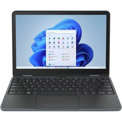 Lenovo 300w Yoga Gen 4 82VM000FUS Ordinateur portable convertible 2 en 1 à écran tactile 11,6" - HD - 1366 x 768 - Intel N100 Quad-core (4 cœurs) 800 MHz - 4 Go de RAM totale - 4 Go de mémoire embarquée - 128 Go SSD - Gris ardoise 82VM000FUS