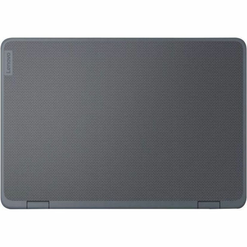 Lenovo 300w Yoga Gen 4 82VM000FUS Ordinateur portable convertible 2 en 1 à écran tactile 11,6" - HD - 1366 x 768 - Intel N100 Quad-core (4 cœurs) 800 MHz - 4 Go de RAM totale - 4 Go de mémoire embarquée - 128 Go SSD - Gris ardoise 82VM000FUS