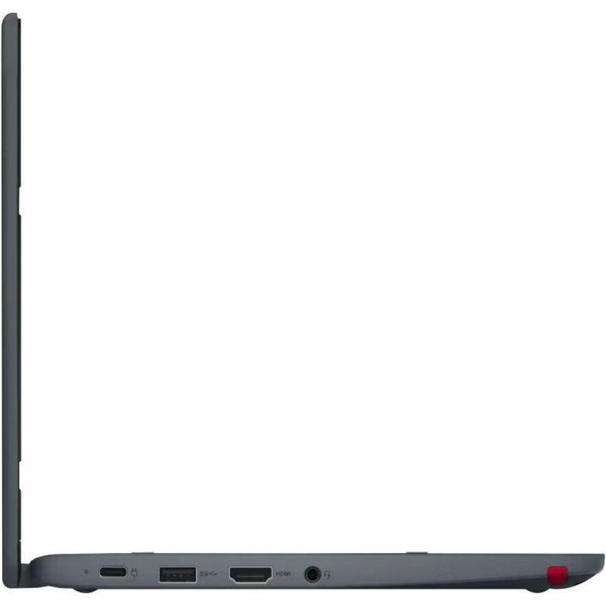Lenovo 300w Yoga Gen 4 82VM000FUS Ordinateur portable convertible 2 en 1 à écran tactile 11,6" - HD - 1366 x 768 - Intel N100 Quad-core (4 cœurs) 800 MHz - 4 Go de RAM totale - 4 Go de mémoire embarquée - 128 Go SSD - Gris ardoise 82VM000FUS