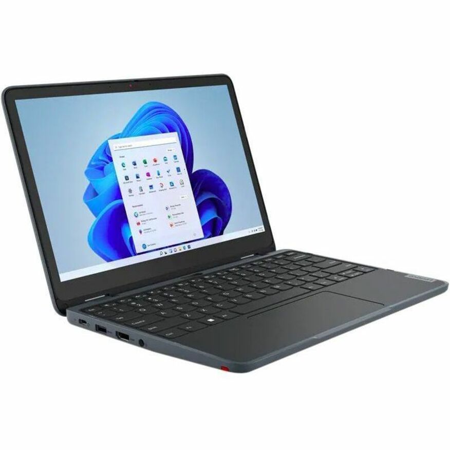 Ordinateur portable convertible 2 en 1 Lenovo 82VQ0007US 12,2" - WUXGA - 1920 x 1200 - Intel N200 Quad-core (4 cœurs) - 8 Go de RAM totale - 8 Go de mémoire embarquée - 128 Go de SSD - Gris ardoise 82VQ0007US