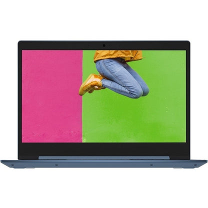 Ordinateur portable Lenovo IdeaPad 1 14IGL05 81VU008QCF 14" - HD - 1366 x 768 - Intel Pentium Silver N5030 Quad-core (4 Core) 1,10 GHz - 4 Go de RAM totale - 128 Go de SSD - Gris platine 81VU008QCF