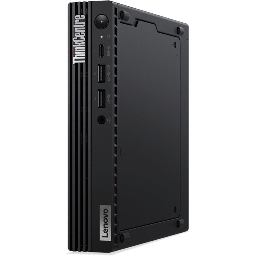 Ordinateur de bureau Lenovo ThinkCentre M70q Gen 3 11T300AAUS - Intel Core i5 12e génération i5-12400T Hexa-core (6 cœurs) 1,80 GHz - 16 Go RAM DDR4 SDRAM - 512 Go NVMe M.2 PCI Express PCI Express NVMe 4.0 x4 SSD - Minuscule - Noir 11T300AAUS