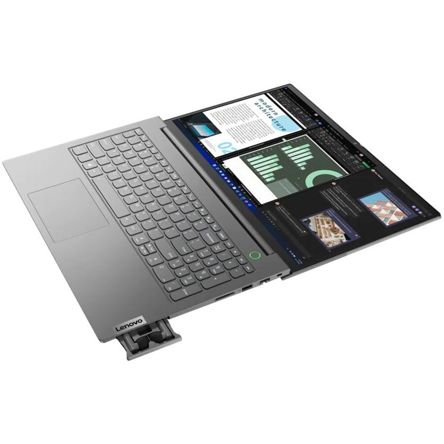 Ordinateur portable Lenovo ThinkBook 21DJ0061US avec écran tactile de 15,6 pouces - Full HD - 1920 x 1080 - Intel Core i5 12e génération i5-1240P - 16 Go de RAM totale - SSD de 512 Go 21DJ0061US