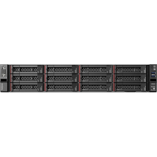 Lenovo ThinkSystem SR655 7Z01A053NA 2U Rack Server - 1 x AMD EPYC 7402P 2.80 GHz - 32 GB RAM - Serial ATA Controller 7Z01A053NA