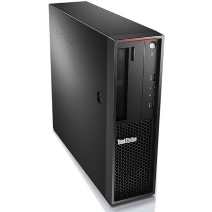 Lenovo ThinkStation P310 30AV000XUS Workstation - 1 x Intel Xeon Quad-core (4 Core) E3-1230 v5 3.40 GHz - 32 GB DDR4 SDRAM RAM - 512 GB SSD - Small Form Factor - Raven Black 30AV000XUS