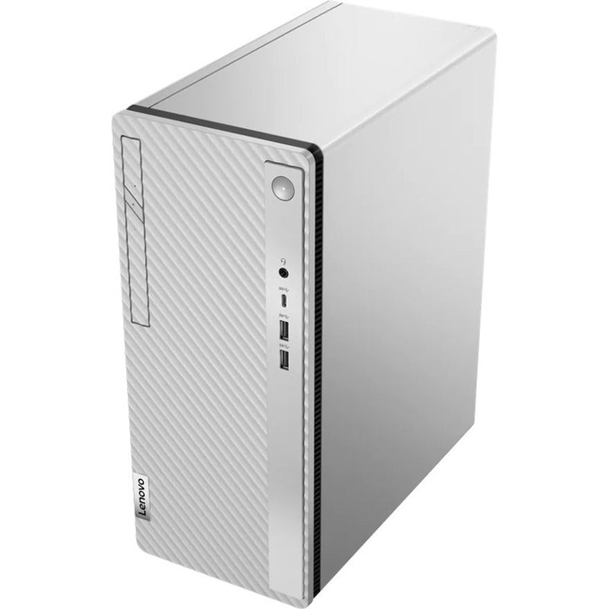 Ordinateur de bureau Lenovo IdeaCentre 5 14IAB7 90T2000NCF - Intel Core i5 12e génération i5-12400 Hexa-core (6 cœurs) 2,50 GHz - 8 Go de RAM DDR4 SDRAM - 256 Go de SSD M.2 PCI Express NVMe 4.0 x4 - Tour - Gris nuage 90T2000NCF