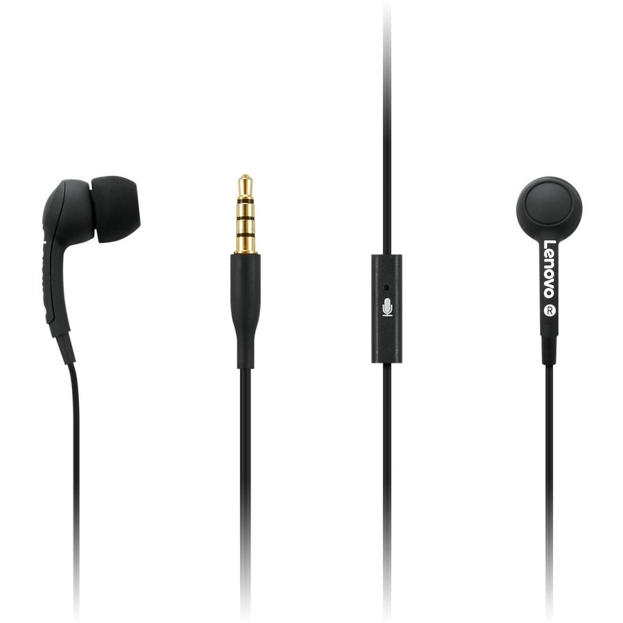 Écouteurs intra-auriculaires Lenovo 100 - Noir GXD0S50936
