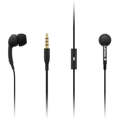 Écouteurs intra-auriculaires Lenovo 100 - Noir GXD0S50936