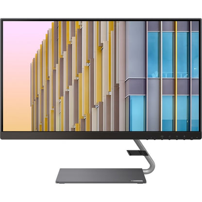Moniteur LCD WLED WQHD Lenovo Q24h-10 23,8" - 16:9 - Gris 66A8GCC6US