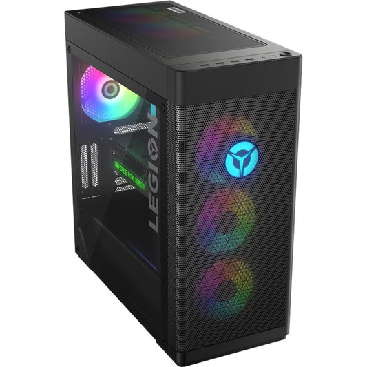 Ordinateur de bureau de jeu Lenovo Legion T7 34IAZ7 90S1000JUS - Intel Core i9 12e génération i9-12900K Hexadéca-core (16 cœurs) 3,20 GHz - 64 Go RAM DDR5 SDRAM - 2 To SSD M.2 PCI Express NVMe 4.0 x4 - Tour - Noir 90S1000JUS