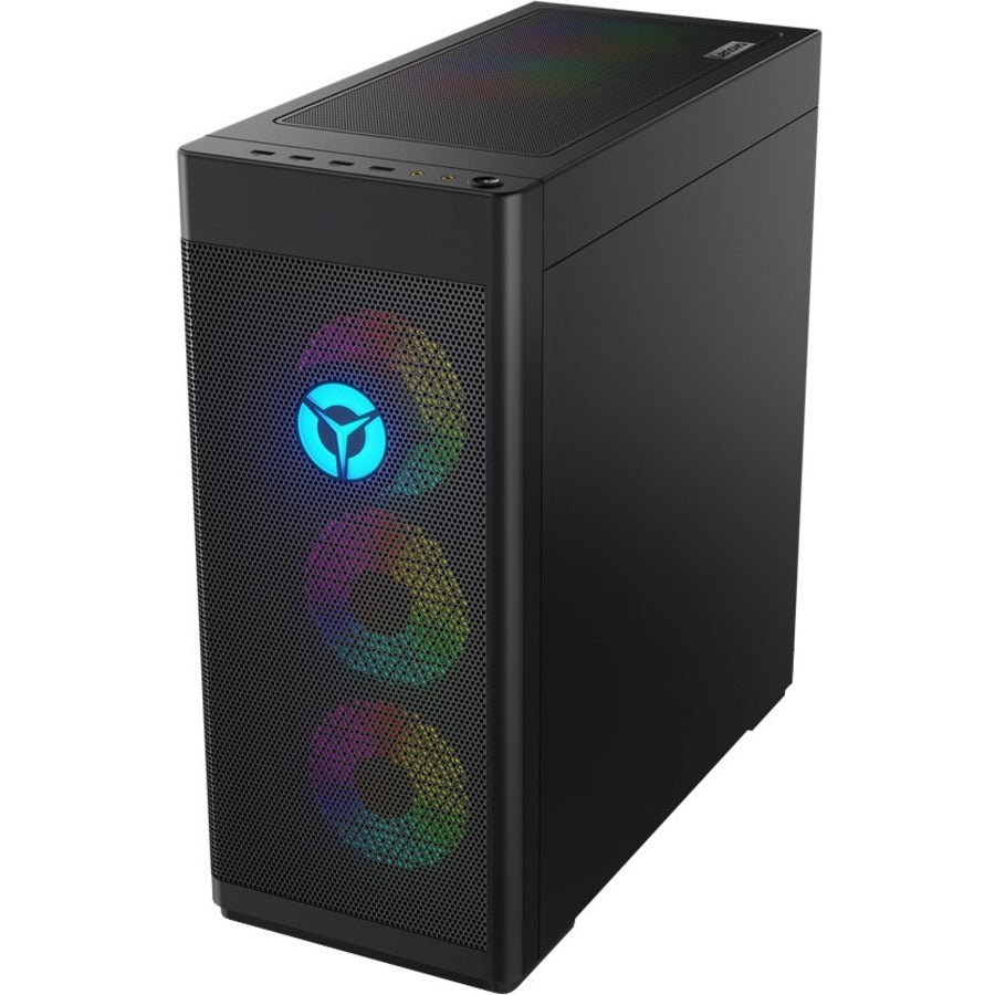 Ordinateur de bureau de jeu Lenovo Legion T7 34IAZ7 90S1000JUS - Intel Core i9 12e génération i9-12900K Hexadéca-core (16 cœurs) 3,20 GHz - 64 Go RAM DDR5 SDRAM - 2 To SSD M.2 PCI Express NVMe 4.0 x4 - Tour - Noir 90S1000JUS