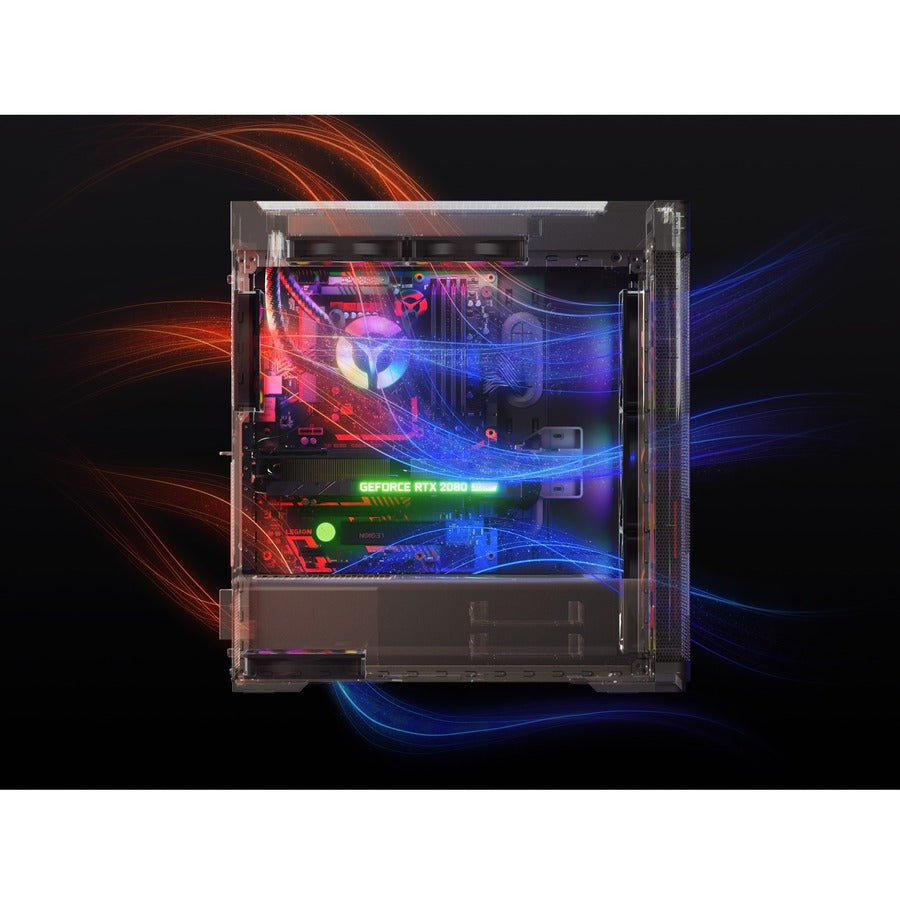 Ordinateur de bureau de jeu Lenovo Legion T7 34IAZ7 90S1000JUS - Intel Core i9 12e génération i9-12900K Hexadéca-core (16 cœurs) 3,20 GHz - 64 Go RAM DDR5 SDRAM - 2 To SSD M.2 PCI Express NVMe 4.0 x4 - Tour - Noir 90S1000JUS