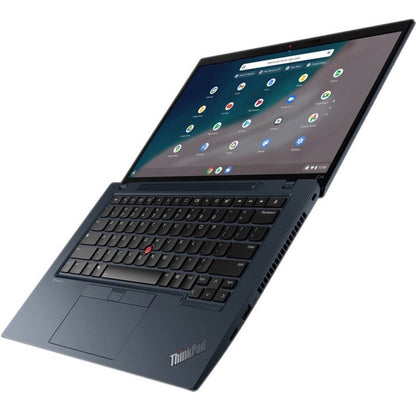 Lenovo ThinkPad C14 Gen 1 21C9000GCZ LTE, UMTS, Chromebook 14" UMTS - Full HD - 1920 x 1080 - Intel Core i5 12e génération i5-1245U Deca-core (10 cœurs) 3,30 GHz - 8 Go de RAM totale - SSD 256 Go - Bleu abysse 21C9000GCZ