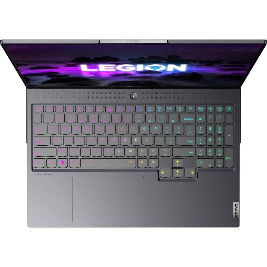 Ordinateur portable de jeu Lenovo Legion 7 16ACHg6 82N6008AUS 16" - WQXGA - 2560 x 1600 - AMD Ryzen 9 5900HX Octa-core (8 cœurs) 3,30 GHz - 32 Go de RAM totale - SSD 2 To - Gris orage 82N6008AUS