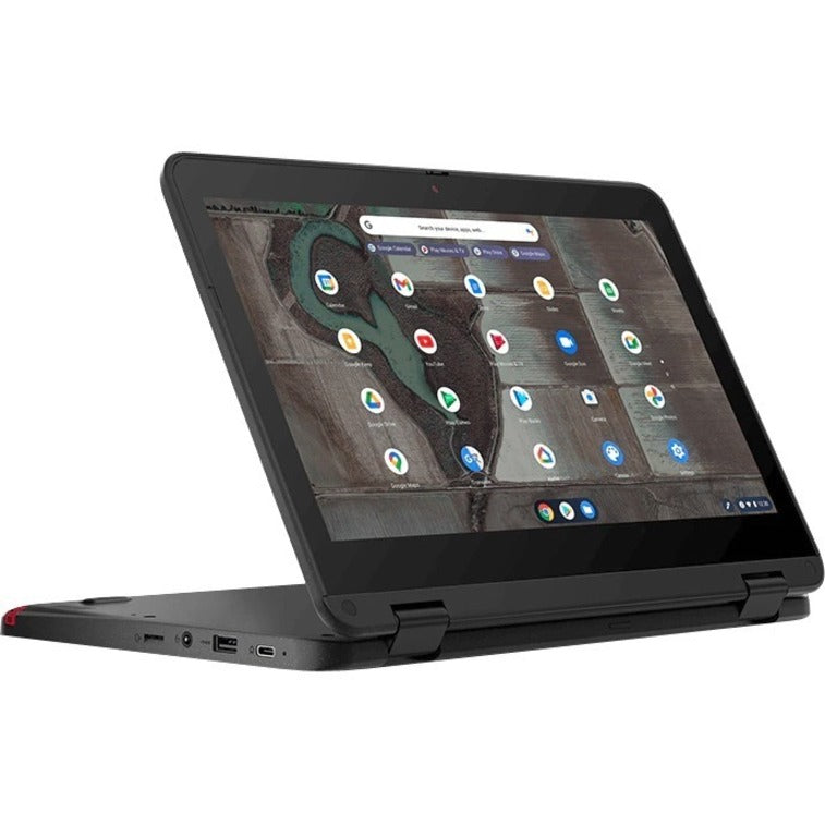 Lenovo 500e Chromebook Gen 3 82JB0002CF Chromebook 2 en 1 tactile 11,6" - HD - 1366 x 768 - Intel Celeron N5100 Quad-core (4 Core) 1,10 GHz - 8 Go de RAM totale - 64 Go de mémoire flash - Gris 82JB0002CF