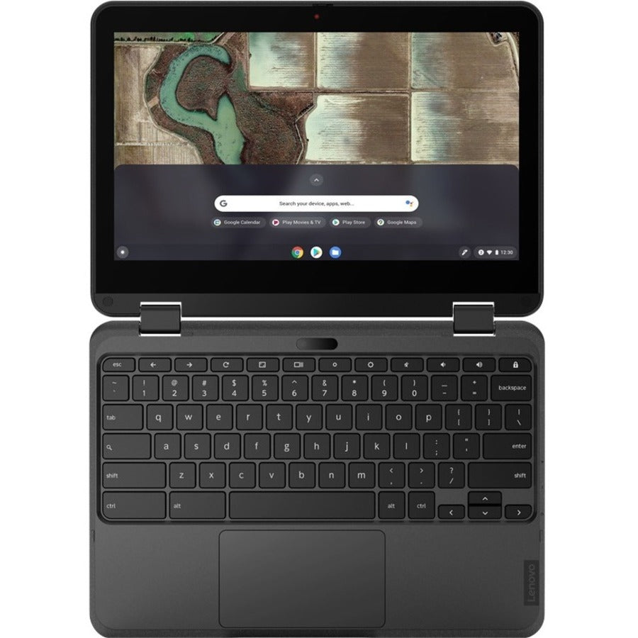 Lenovo 500e Chromebook Gen 3 82JB0002CF Chromebook 2 en 1 tactile 11,6" - HD - 1366 x 768 - Intel Celeron N5100 Quad-core (4 Core) 1,10 GHz - 8 Go de RAM totale - 64 Go de mémoire flash - Gris 82JB0002CF