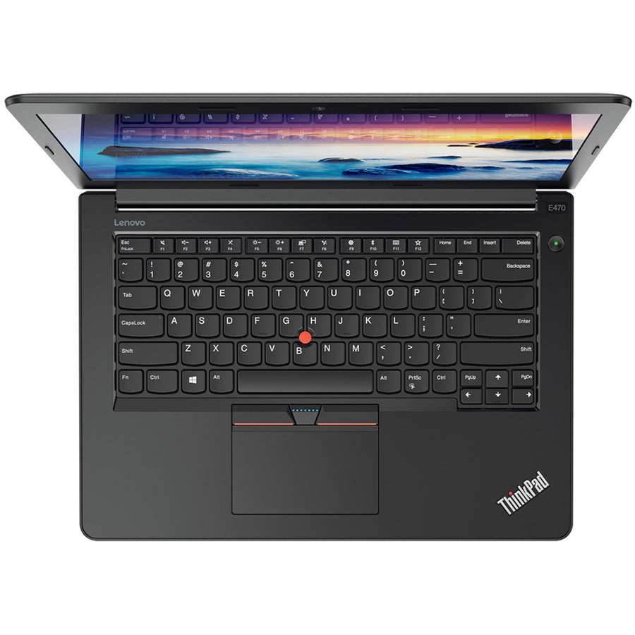 Ordinateur portable Lenovo ThinkPad E470 20H10065CA 14" - 1366 x 768 - Intel Core i3 6e génération i3-6006U Dual-core (2 cœurs) 2 GHz - 4 Go de RAM totale - Disque dur 500 Go - Noir 20H10065CA