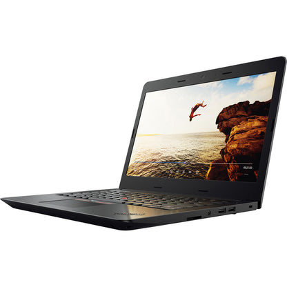 Ordinateur portable Lenovo ThinkPad E470 20H10065CA 14" - 1366 x 768 - Intel Core i3 6e génération i3-6006U Dual-core (2 cœurs) 2 GHz - 4 Go de RAM totale - Disque dur 500 Go - Noir 20H10065CA