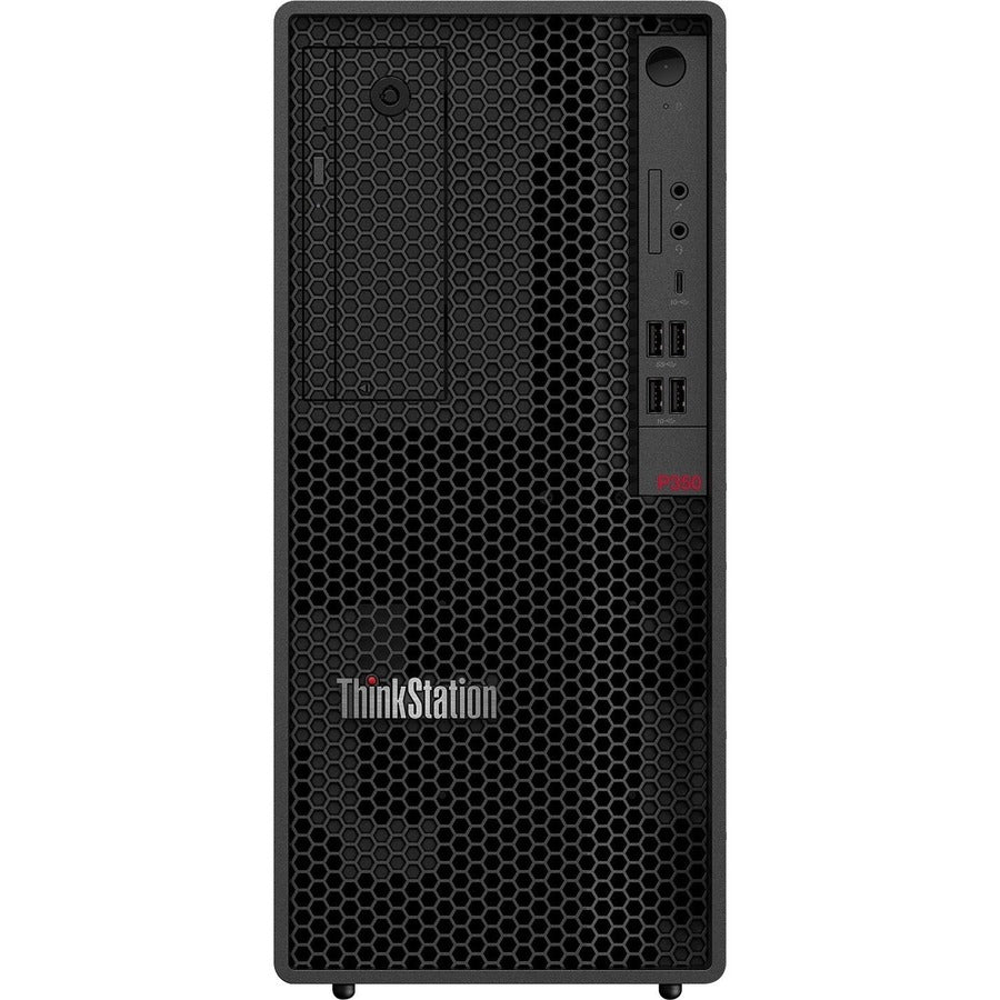 Lenovo ThinkStation P350 30E3003ECA Workstation - 1 x Intel Core i9 Octa-core (8 Core) i9-11900 11th Gen 2.50 GHz - 16 GB DDR4 SDRAM RAM - 512 GB SSD - Tower - Raven Black 30E3003ECA