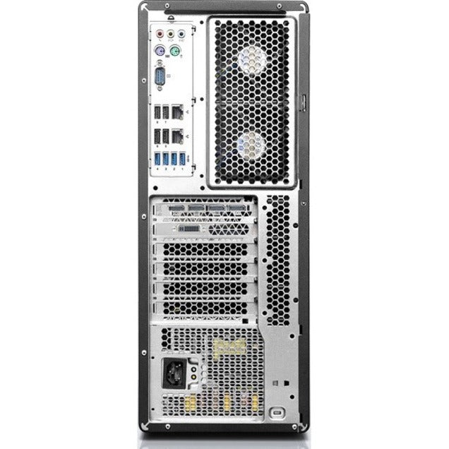 Station de travail Lenovo ThinkStation P710 30B70024US - 1 x Intel Xeon Dodeca-core (12 Core) E5-2650 v4 2,20 GHz - 16 Go de RAM DDR4 SDRAM - 1 To de disque dur - 256 Go de SSD - Noir graphite 30B70024US