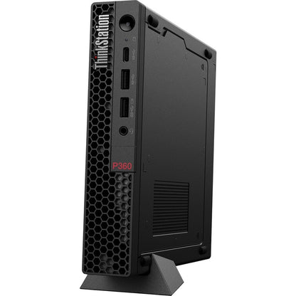 Lenovo ThinkStation P360 30FA001DUS Workstation - 1 x Intel Core i9 Hexadeca-core (16 Core) i9-12900T 12th Gen 1.40 GHz - 16 GB DDR5 SDRAM RAM - 512 GB SSD - Tiny - Black 30FA001DUS