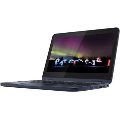 Ordinateur portable convertible 2 en 1 à écran tactile Lenovo 500w Gen 3 82J3000LCF 11,6" - HD - 1366 x 768 - Intel Pentium Silver N6000 Quad-core (4 cœurs) 1,10 GHz - 4 Go de RAM totale - SSD 128 Go - Bleu abysse 82J3000LCF