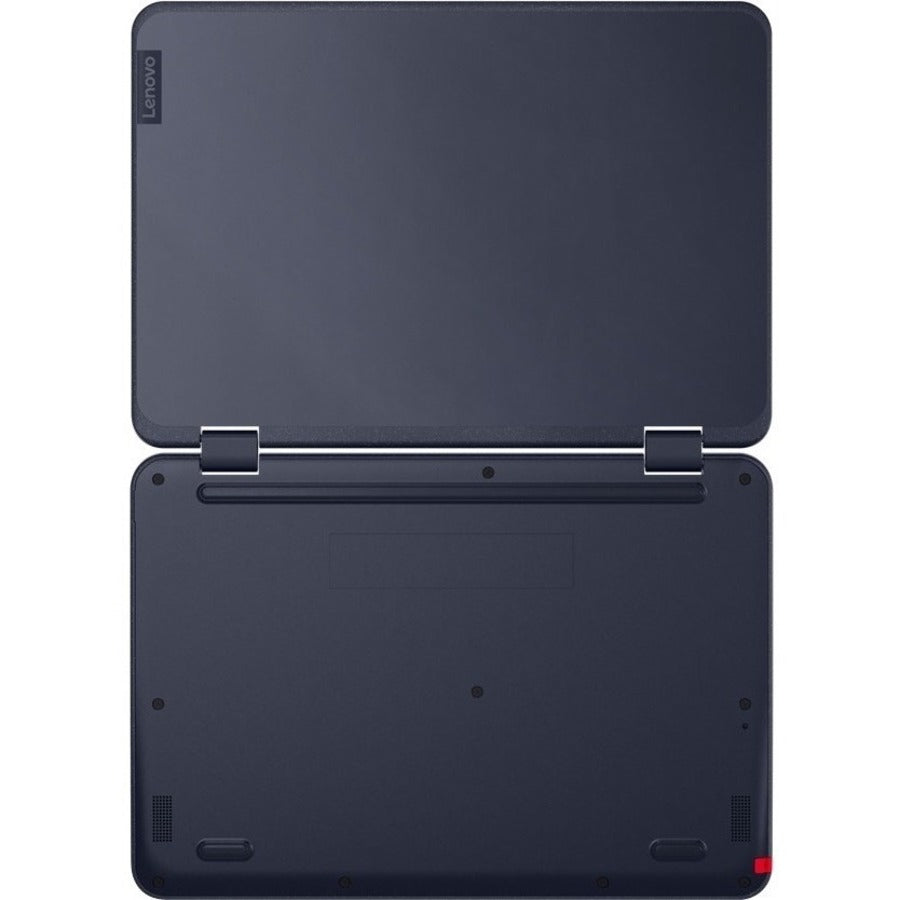 Ordinateur portable convertible 2 en 1 à écran tactile Lenovo 500w Gen 3 82J3000LCF 11,6" - HD - 1366 x 768 - Intel Pentium Silver N6000 Quad-core (4 cœurs) 1,10 GHz - 4 Go de RAM totale - SSD 128 Go - Bleu abysse 82J3000LCF