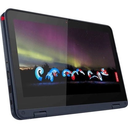 Ordinateur portable convertible 2 en 1 à écran tactile Lenovo 500w Gen 3 82J3000LCF 11,6" - HD - 1366 x 768 - Intel Pentium Silver N6000 Quad-core (4 cœurs) 1,10 GHz - 4 Go de RAM totale - SSD 128 Go - Bleu abysse 82J3000LCF