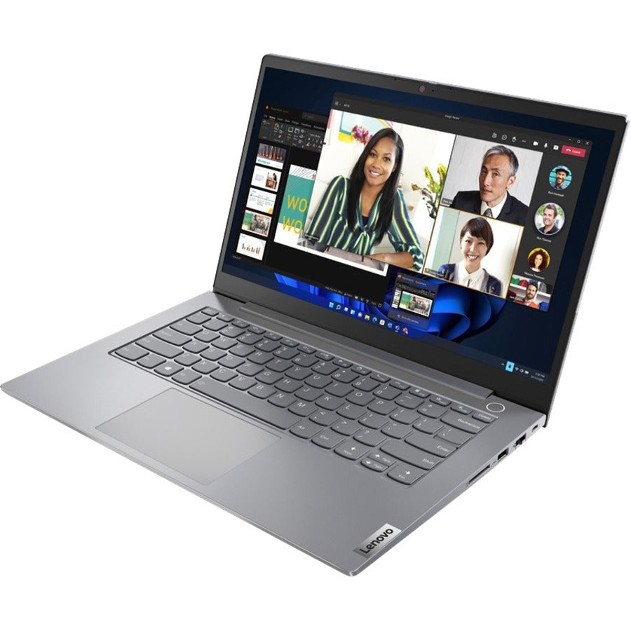 Ordinateur portable Lenovo ThinkBook 14 G4 ABA 21DK000QUS 14" à écran tactile - Full HD - 1920 x 1080 - AMD Ryzen 5 5625U Hexa-core (6 Core) 2,30 GHz - 16 Go de RAM totale - 8 Go de mémoire embarquée - 256 Go de SSD - Gris minéral 21DK000QUS