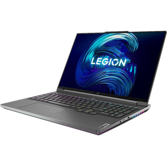 Ordinateur portable de jeu Lenovo Legion 7 16IAX7 82TD0008US 16" - WQXGA - 2560 x 1600 - Intel Core i9 12e génération i9-12900HX Hexadéca-core (16 cœurs) 2,30 GHz - 32 Go de RAM totale - SSD 2 To - Gris orage, noir 82TD0008US