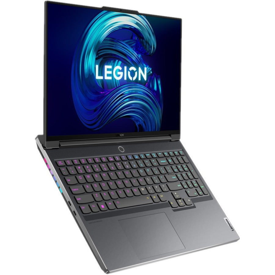 Ordinateur portable de jeu Lenovo Legion 7 16IAX7 82TD0008US 16" - WQXGA - 2560 x 1600 - Intel Core i9 12e génération i9-12900HX Hexadéca-core (16 cœurs) 2,30 GHz - 32 Go de RAM totale - SSD 2 To - Gris orage, noir 82TD0008US