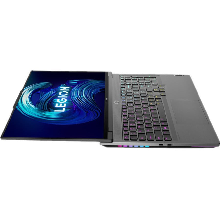 Ordinateur portable de jeu Lenovo Legion 7 16IAX7 82TD0008US 16" - WQXGA - 2560 x 1600 - Intel Core i9 12e génération i9-12900HX Hexadéca-core (16 cœurs) 2,30 GHz - 32 Go de RAM totale - SSD 2 To - Gris orage, noir 82TD0008US