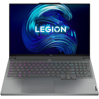 Ordinateur portable de jeu Lenovo Legion 7 16IAX7 82TD0008US 16" - WQXGA - 2560 x 1600 - Intel Core i9 12e génération i9-12900HX Hexadéca-core (16 cœurs) 2,30 GHz - 32 Go de RAM totale - SSD 2 To - Gris orage, noir 82TD0008US
