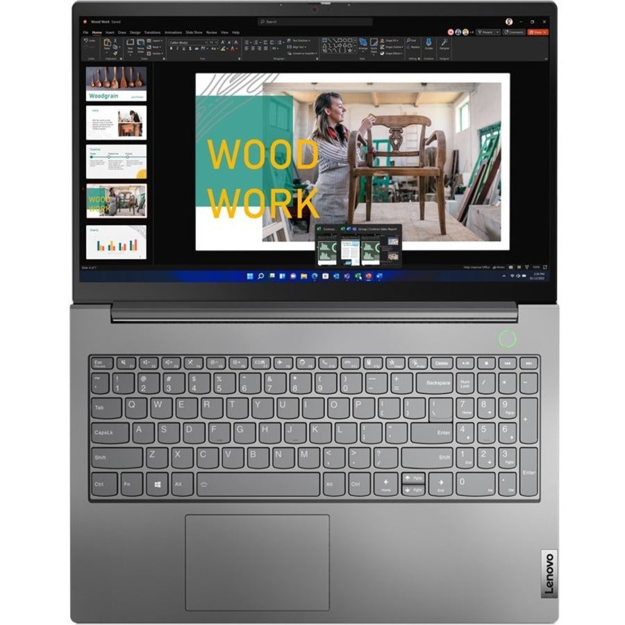 Ordinateur portable Lenovo ThinkBook 15 G4 IAP 21DJ000QCA 15,6" - Full HD - 1920 x 1080 - Intel Core i5 12e génération i5-1235U Deca-core (10 cœurs) 1,30 GHz - 8 Go de RAM totale - 8 Go de mémoire embarquée - SSD 256 Go - Gris minéral 21DJ000QCA