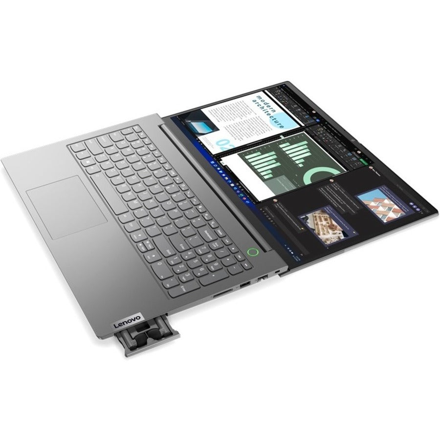 Ordinateur portable Lenovo ThinkBook 15 G4 IAP 21DJ000QCA 15,6" - Full HD - 1920 x 1080 - Intel Core i5 12e génération i5-1235U Deca-core (10 cœurs) 1,30 GHz - 8 Go de RAM totale - 8 Go de mémoire embarquée - SSD 256 Go - Gris minéral 21DJ000QCA