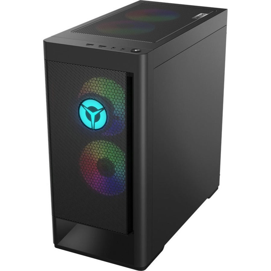 Ordinateur de bureau de jeu Lenovo Legion T5 26IAB7 90SU001BUS - Intel Core i7 12e génération i7-12700 Dodeca-core (12 cœurs) 2,10 GHz - 16 Go RAM DDR5 SDRAM - 1 To SSD M.2 PCI Express NVMe 4.0 x4 - Tour - Noir 90SU001BUS