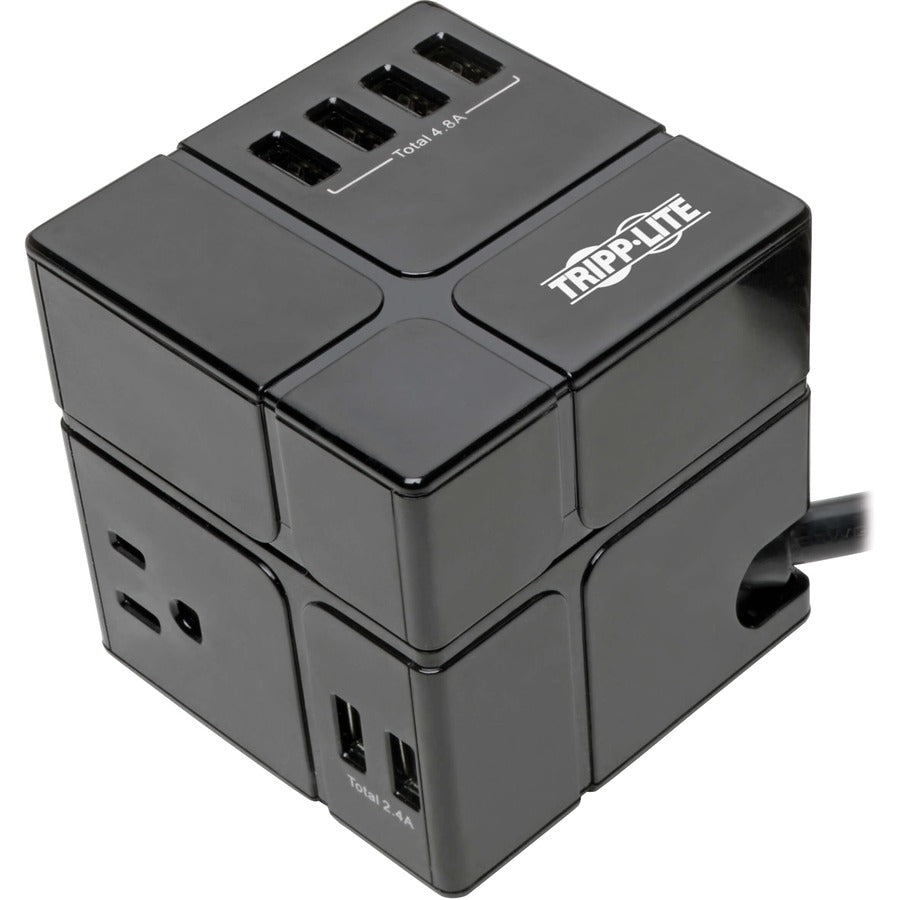 Parasurtenseur/protecteur de surtension à 9 prises Tripp Lite par Eaton Safe-IT TLP368CUBEUAM TLP368CUBEUAM