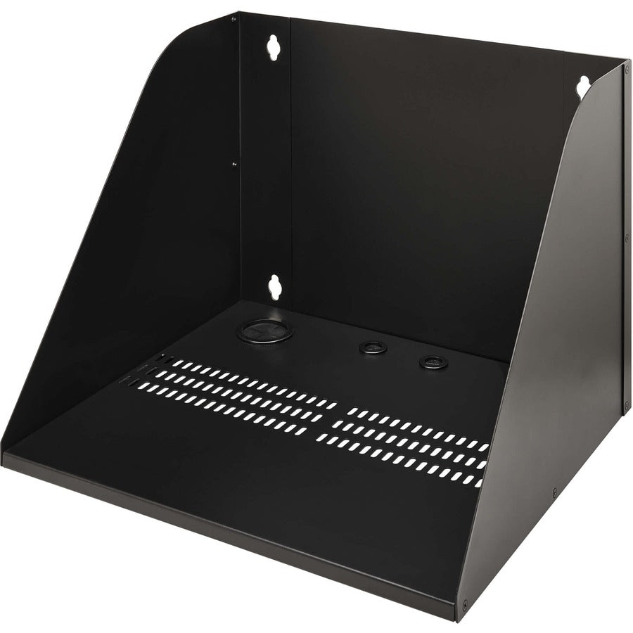 Tripp Lite by Eaton SRWOSHELFSM Mounting Shelf for Network Equipment, Rack, Router, Switch, Server - Black SRWOSHELFSM