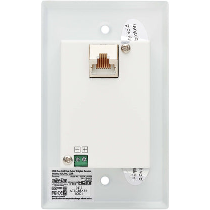 Récepteur HDMI 2 ports sur Cat6 Tripp Lite par Eaton B127A-2A0-FH B127A-2A0-FH