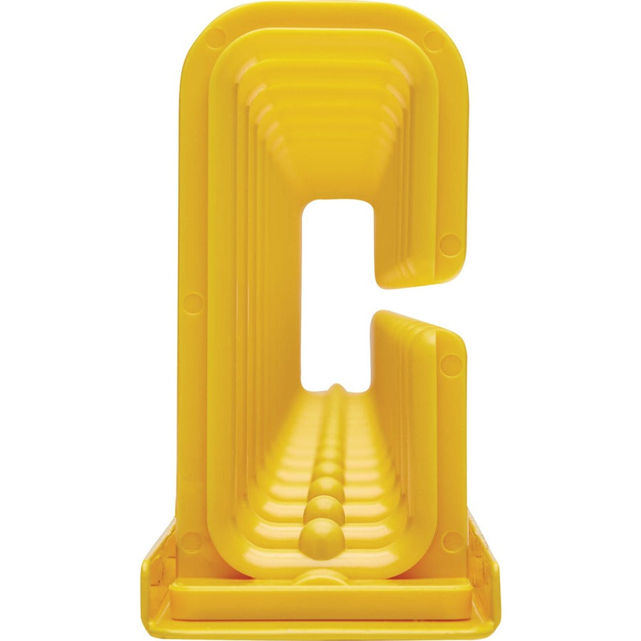 Gestionnaire de câbles vertical Tripp Lite par Eaton - Anneaux flexibles, jaune, 6 pi (1,8 m) SRCABLERINGVRTF