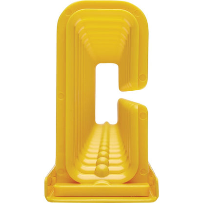 Gestionnaire de câbles vertical Tripp Lite par Eaton - Anneaux flexibles, jaune, 6 pi (1,8 m) SRCABLERINGVRTF
