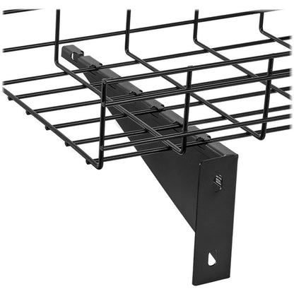 Tripp Lite by Eaton SmartRack SRWBWALLBRKTHD Mounting Bracket for Cable Tray - Black SRWBWALLBRKTHD