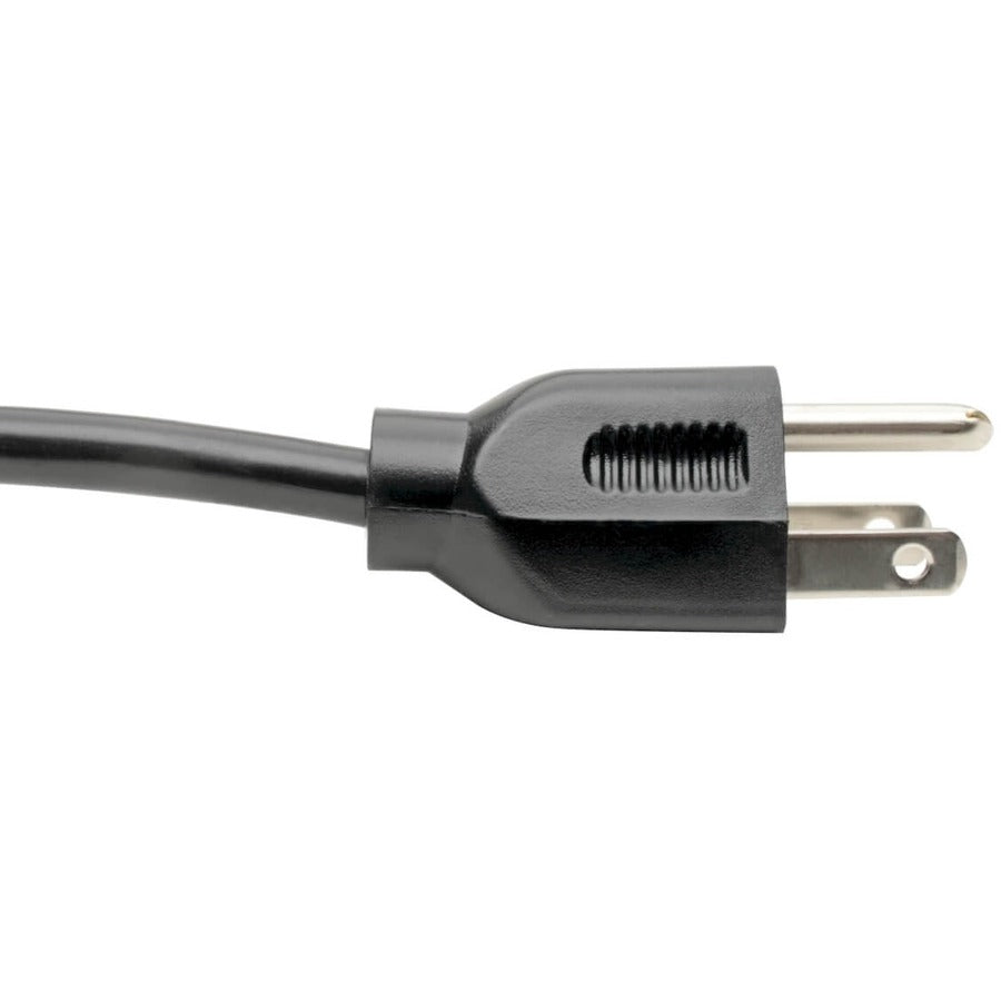 Câble d'alimentation pour ordinateur Tripp Lite 6 pieds 5-15P vers angle droit C13 10A 18AWG 6' P006-006-13RA