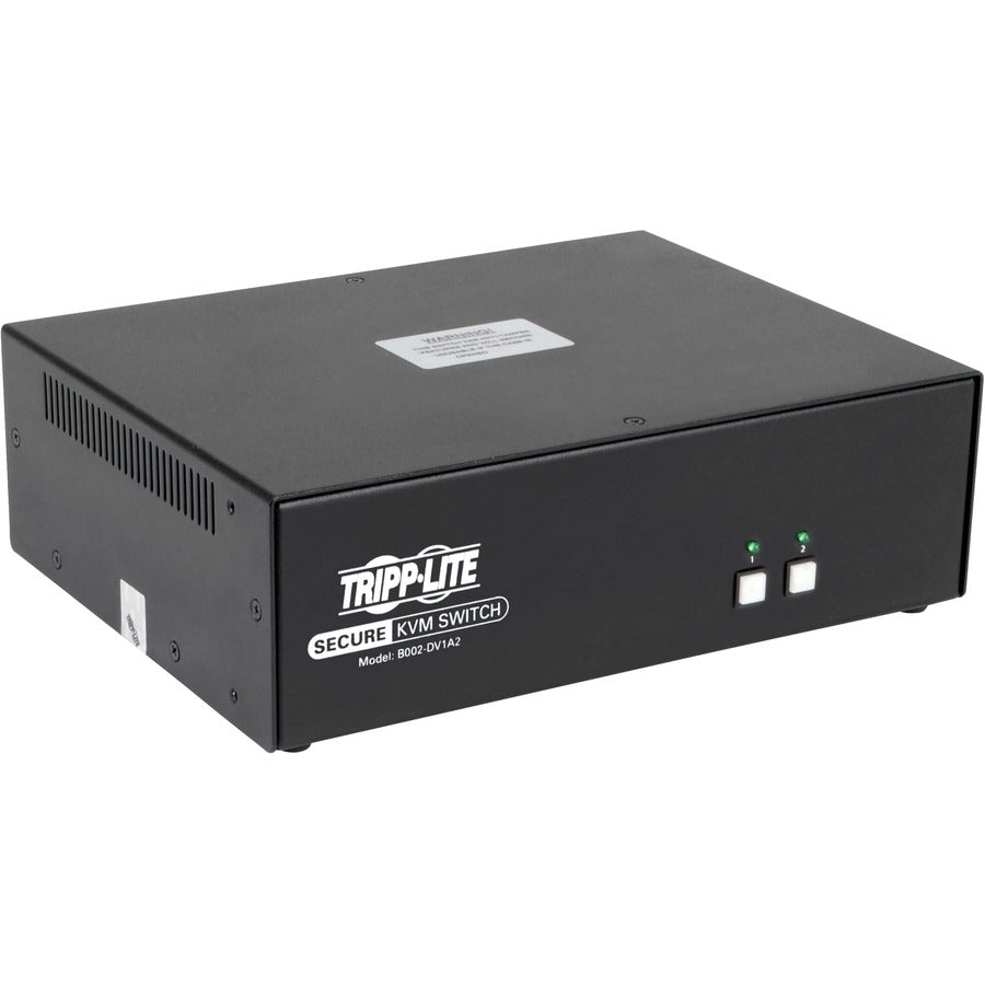 Commutateur KVM DVI-I 2 ports certifié NIAP PP3.0 Tripp Lite par Eaton B002-DV1A2 B002-DV1A2