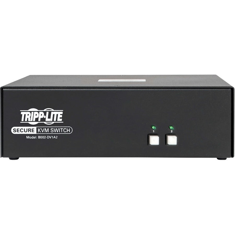Commutateur KVM DVI-I 2 ports certifié NIAP PP3.0 Tripp Lite par Eaton B002-DV1A2 B002-DV1A2